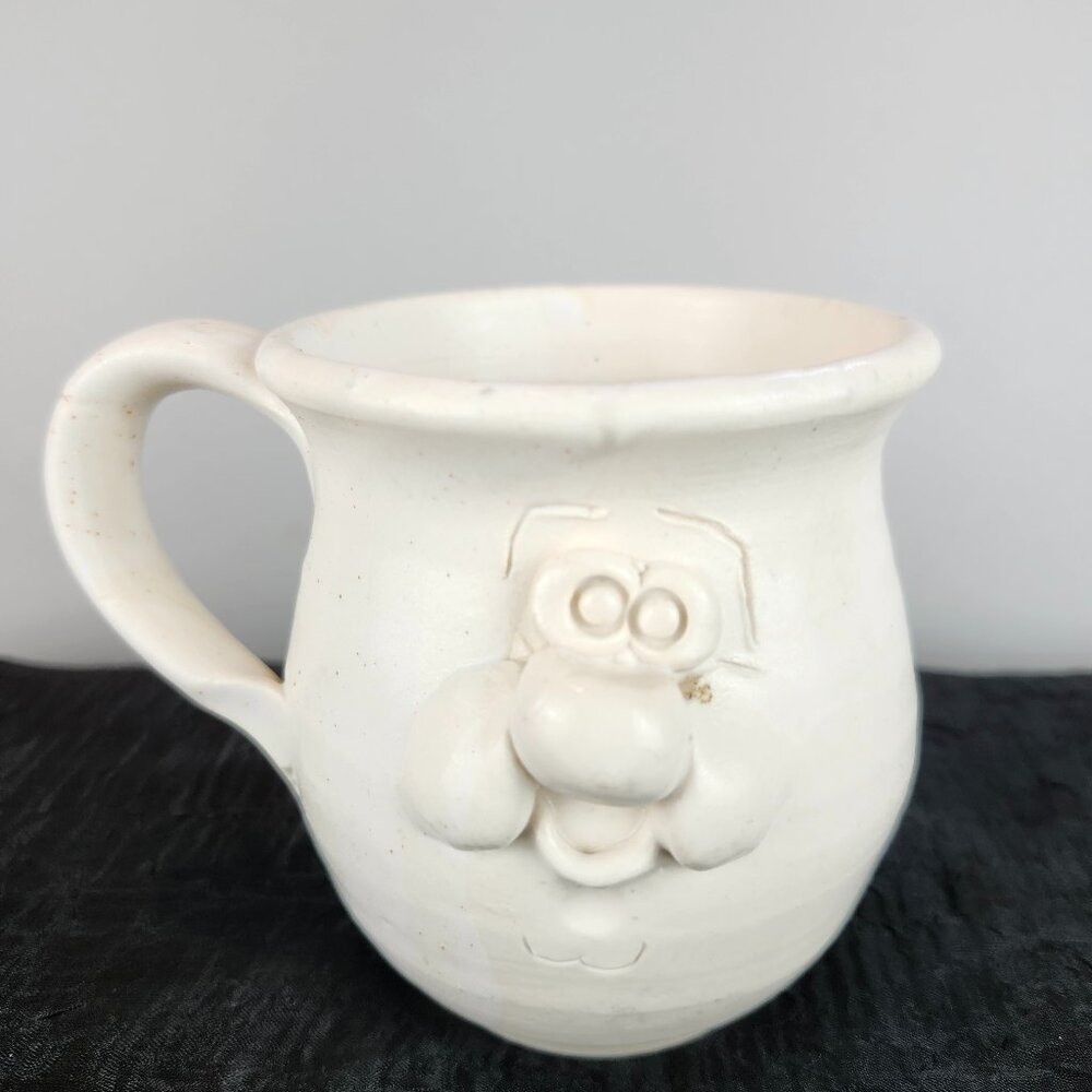 Anthropomorphic Signed Studio Pottery Mug